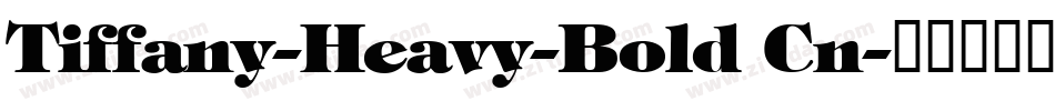Tiffany-Heavy-Bold Cn字体转换